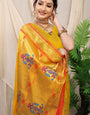 Yellow Color Designer Paithani silk saree-for wedding collection