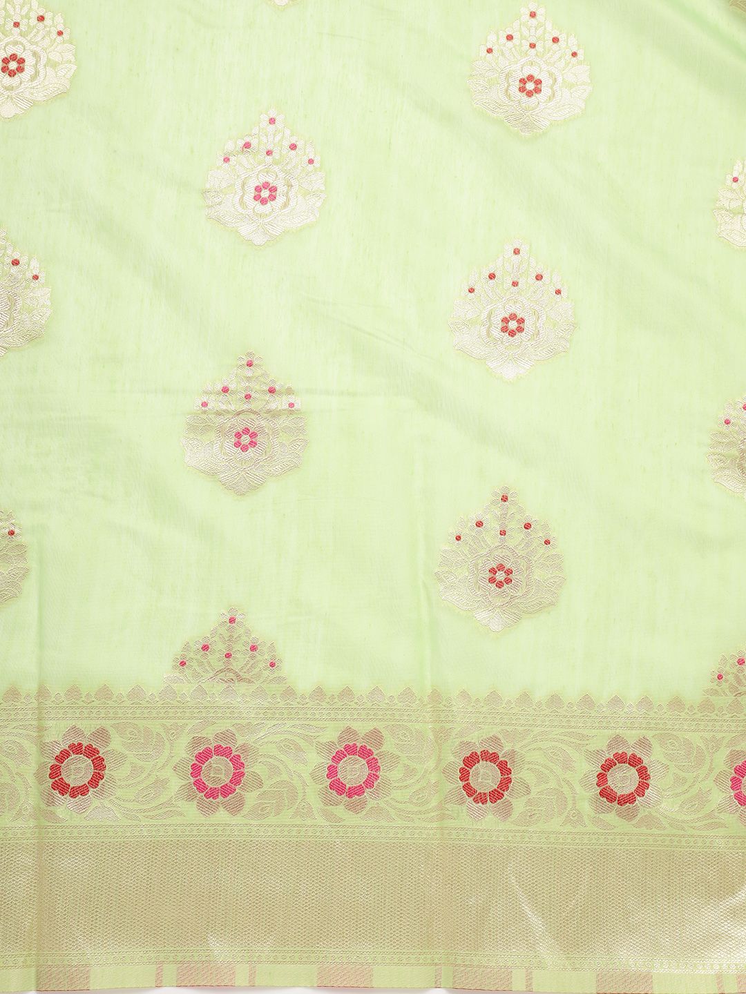Pista Green Party Wear Sarees for Women
