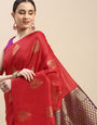 Red Traditional Banarasi Silk Sarees
