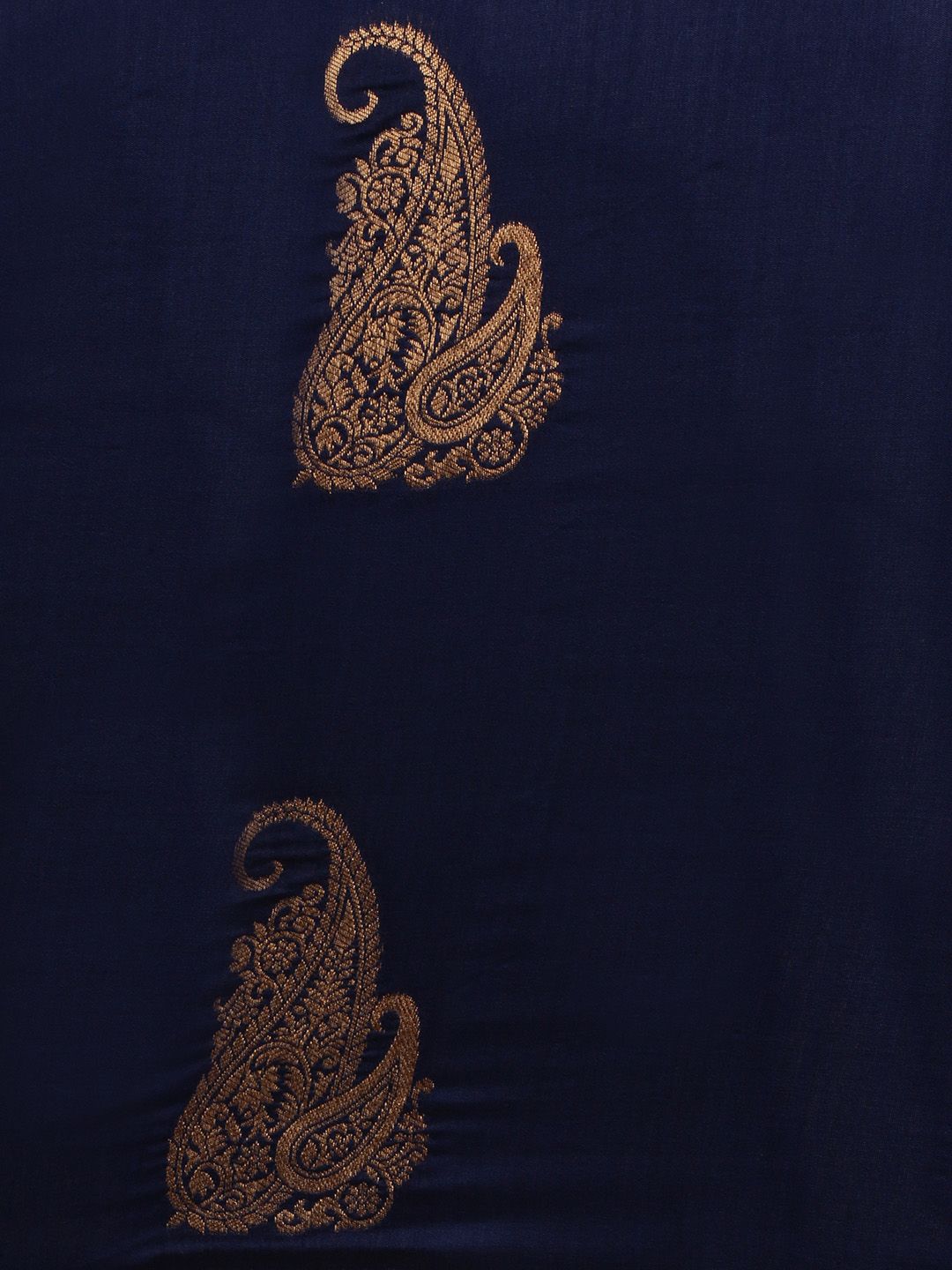 Navy Blue color Indian Silk Sarees