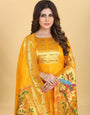 Yellow Color Paithani Style Design latest fashion in indian suits
