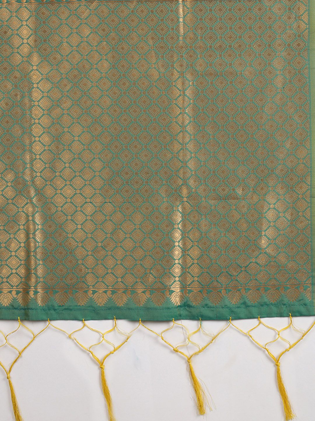 Lemon Yellow Banarasi silk sarees for weddings