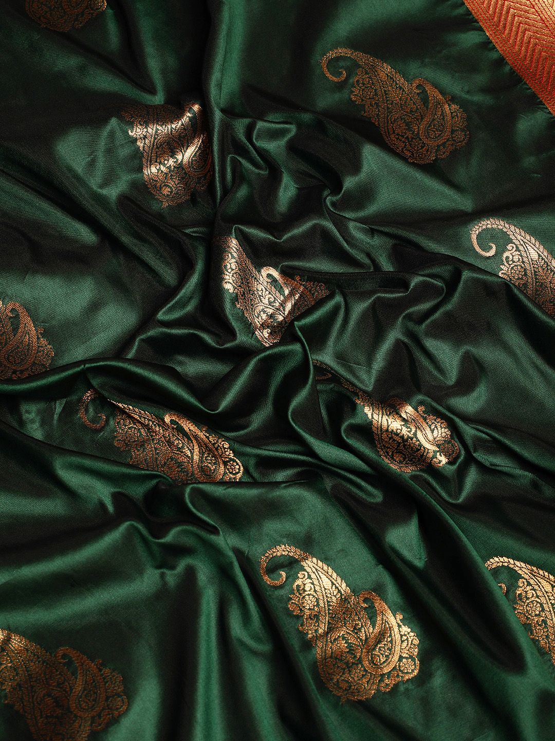 B Green Color Indian Silk Sarees