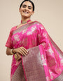 Pink Color Exquisite Silk Sarees for Every Occasion