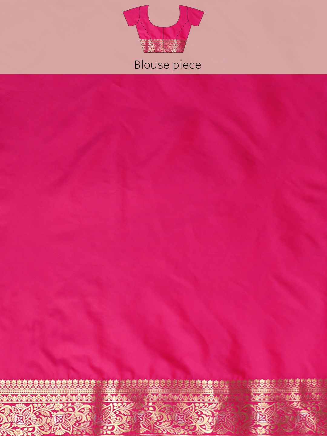 Pink Color Exclusive Banarasi Saree Design Silver and Gold Zari Weaving Work with Designer pallu