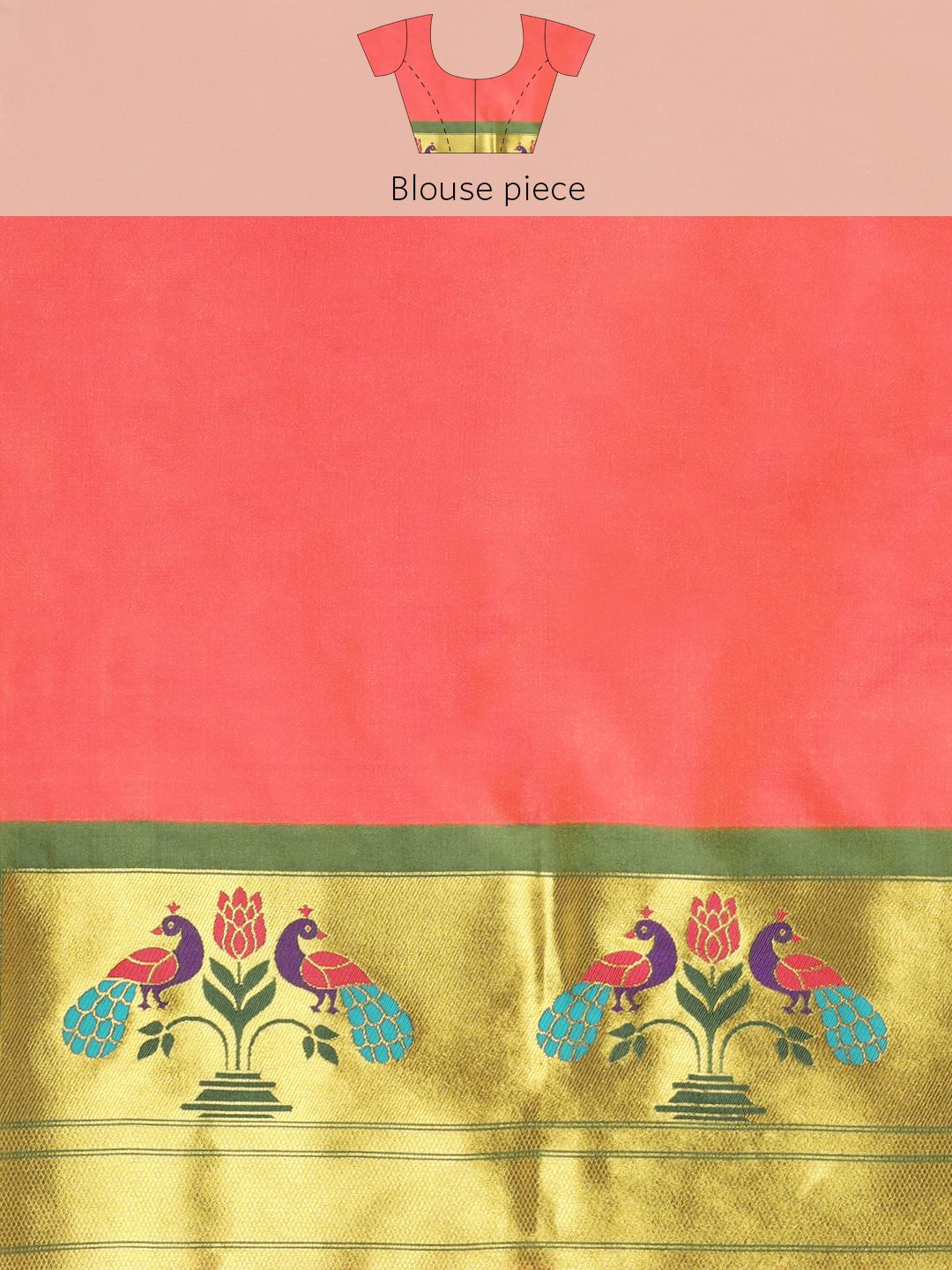 orenge classic paithani saree form yeola buy online