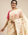 White Party Wear Sarees for Women