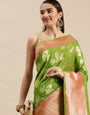 Pista Green Color Exquisite Silk Sarees for Every Occasion