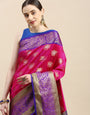 Pink ROYAL kanchi pattu sarees for woman