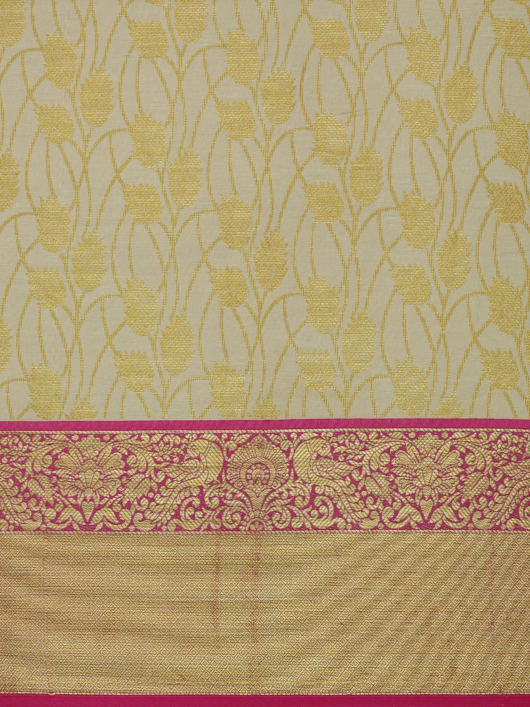 White Color Handcrafted Kanchipuram Silk Sarees