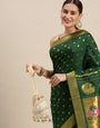 Green Royal Paithani Silk Sarees