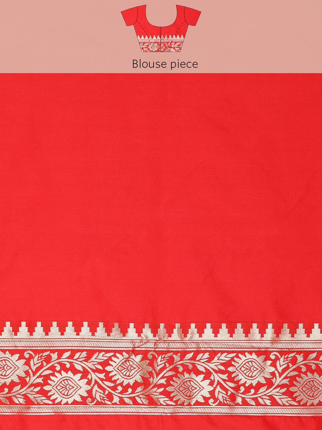 Red Color Traditional Handloom Banarasi Silk Saree and Designer Weaving Work Pallu