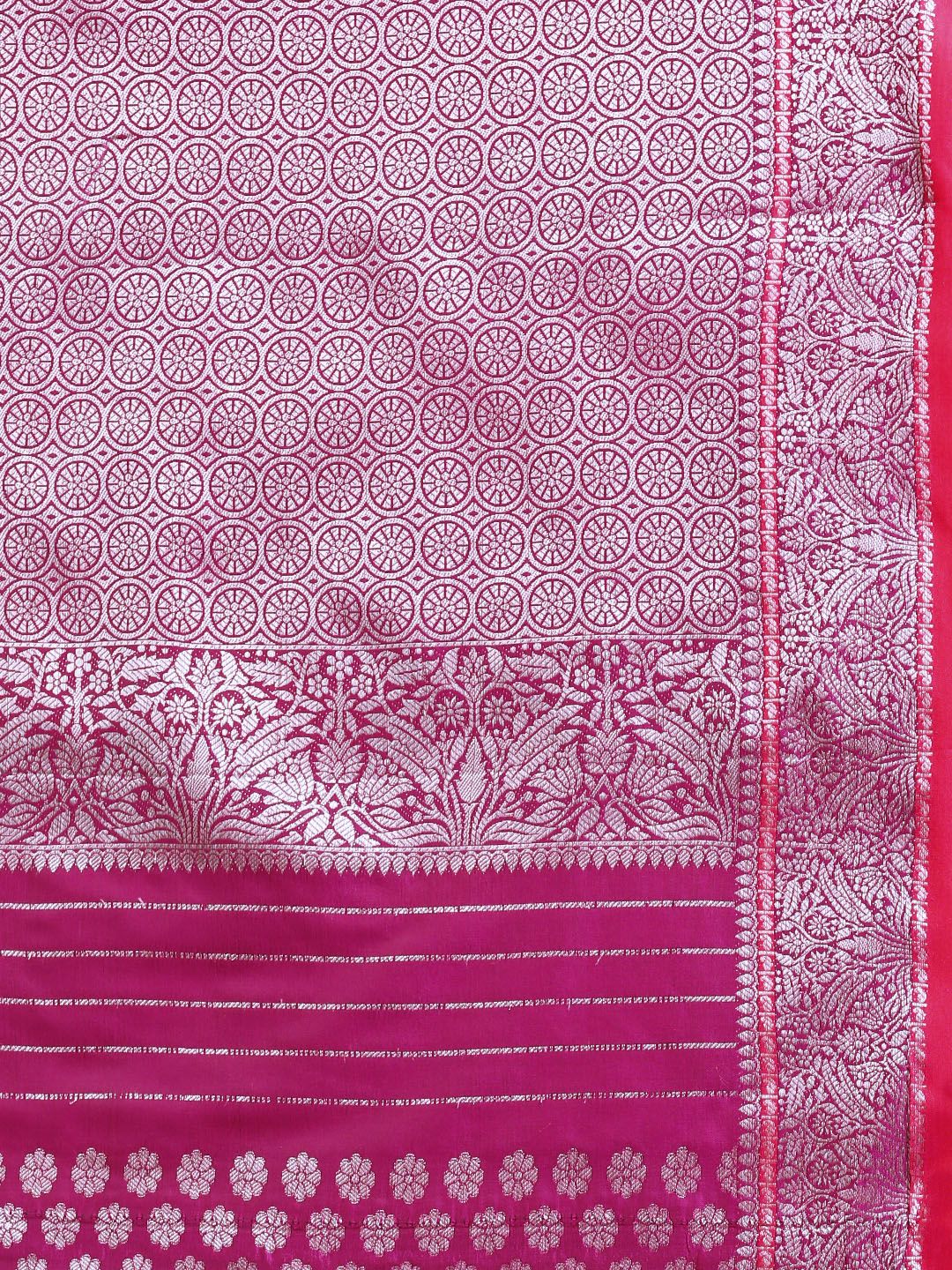 Pink color Famous Kanchipuram Silk Saree
