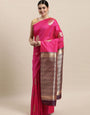 pink Unique Latest saree design banarasi saree