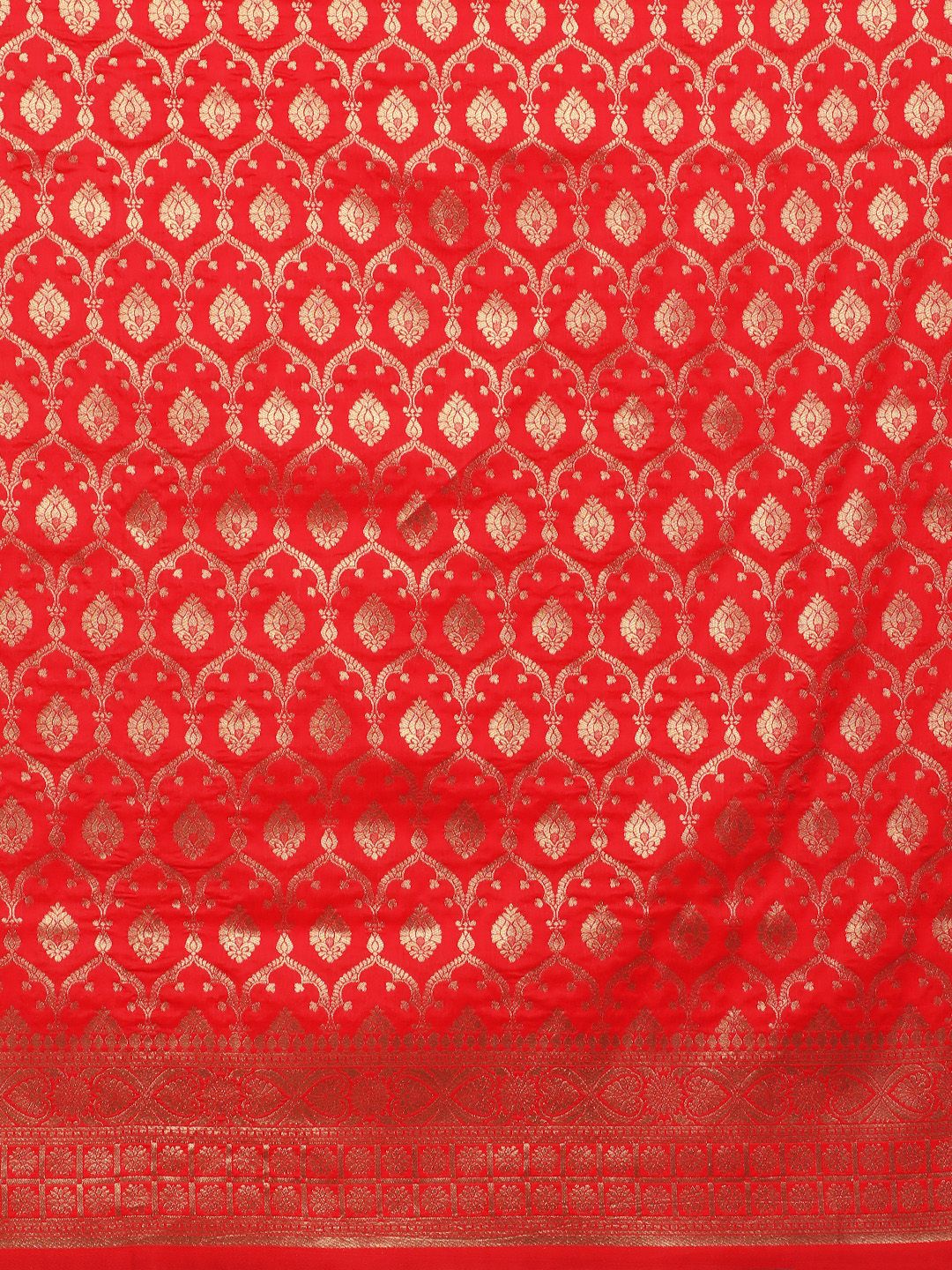 Red classic Color Traditional Banarasi Silk Sarees in Bollywood Style