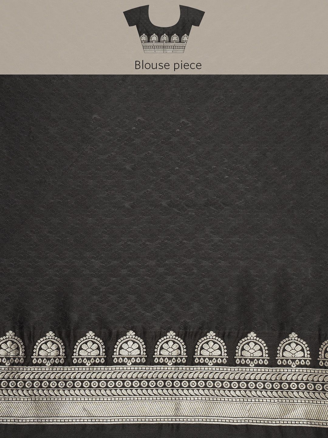 Black Color Bollywood-inspired Banarasi silk sarees