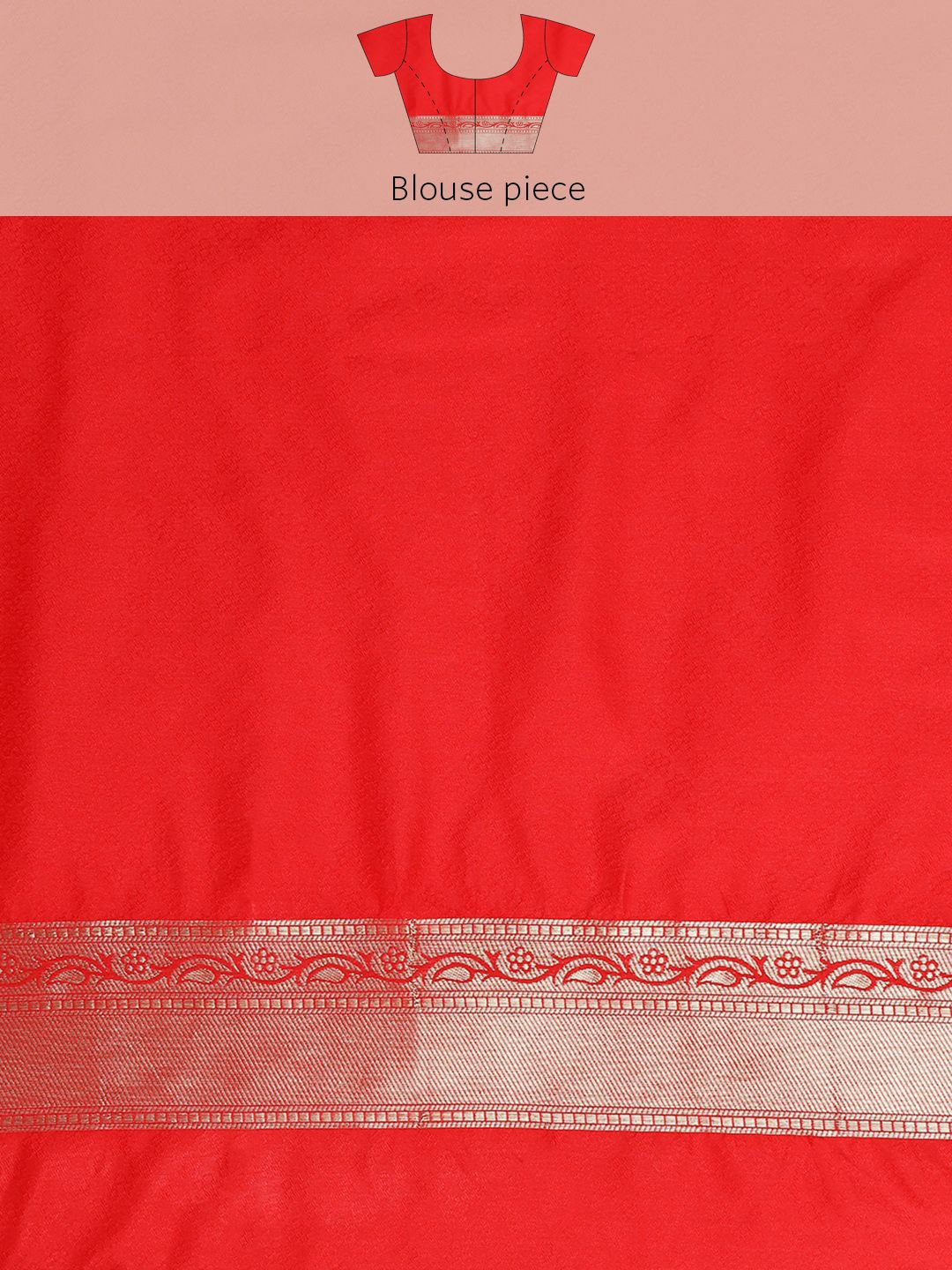 Red Color Handloom Designer Banarasi Silk Saree and Beautiful Designer Silver and Gold Zari Work saree
