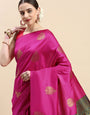 Pink Traditional Banarasi Silk Sarees