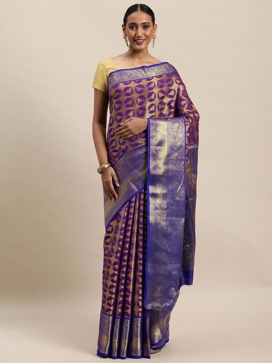 South Indian Wedding Silk Ready To Wear Saree – Saree Mart