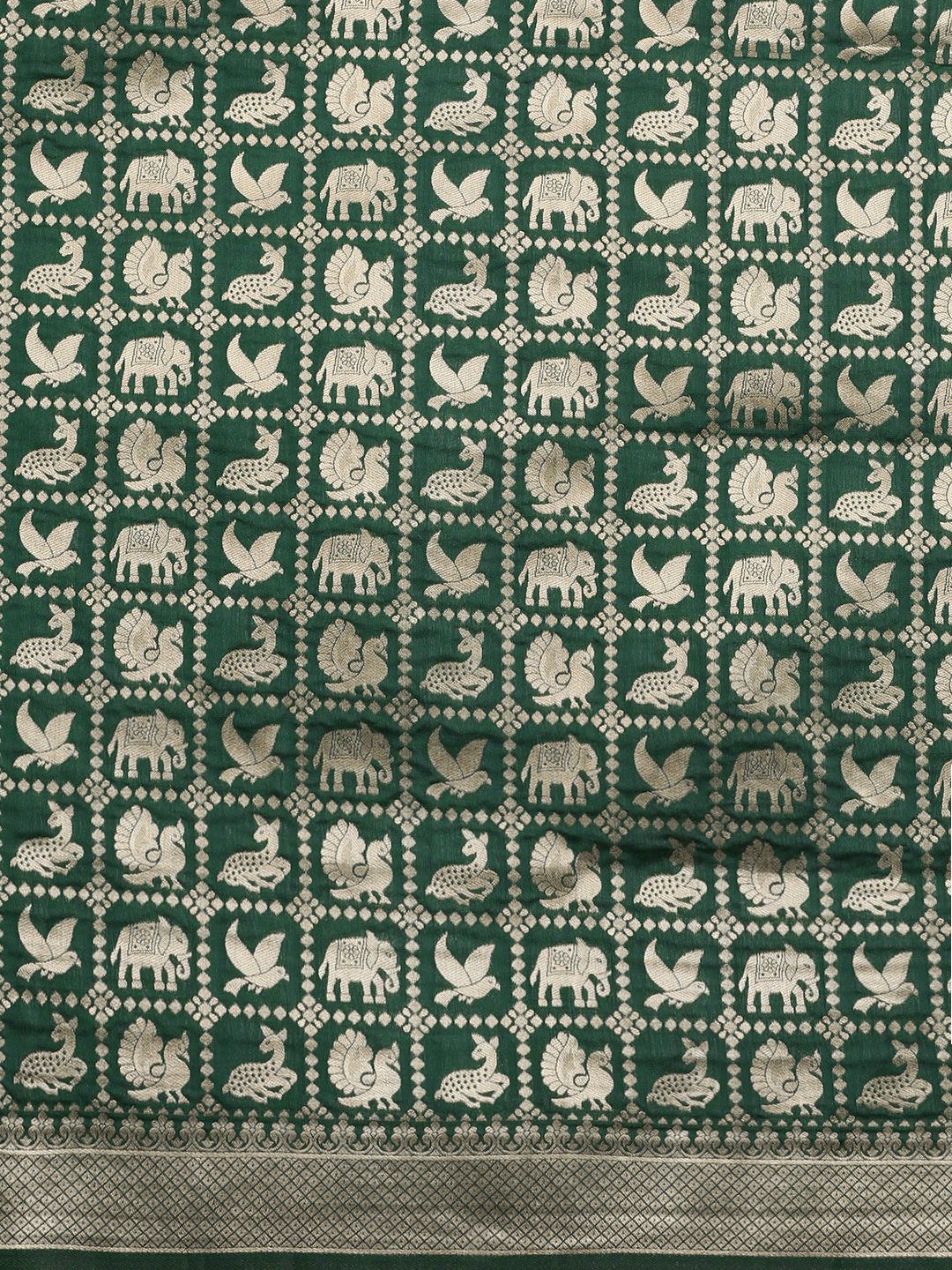 Green Toned Traditional Patola Silk Saree