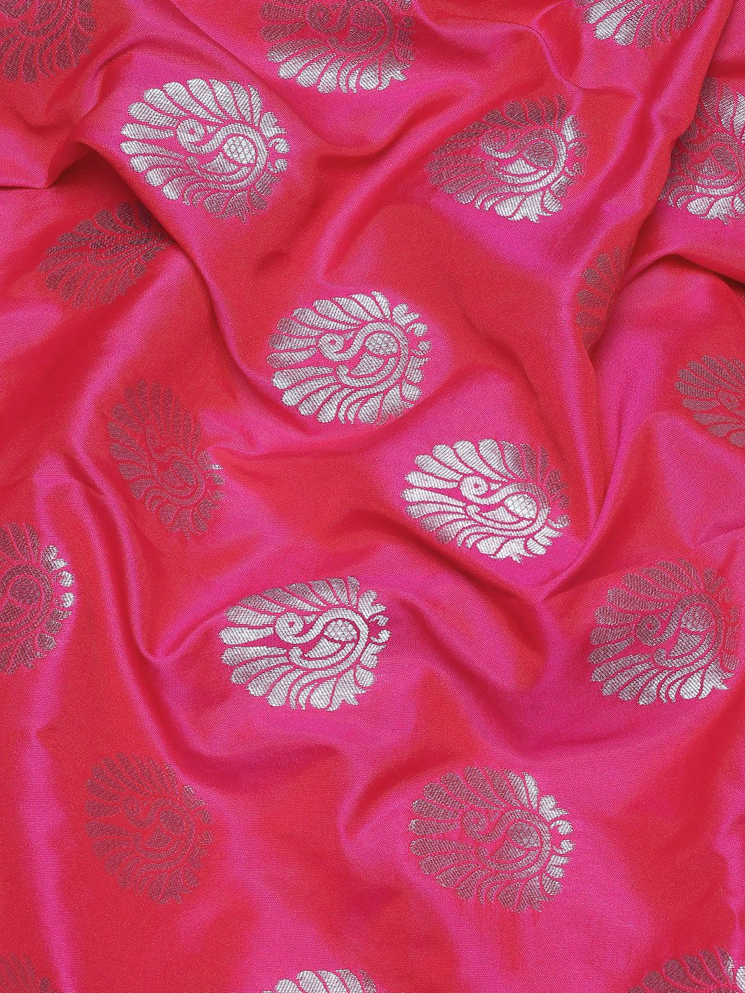 pink Authentic Paithani sarees with great radha krishna pallu orignal look