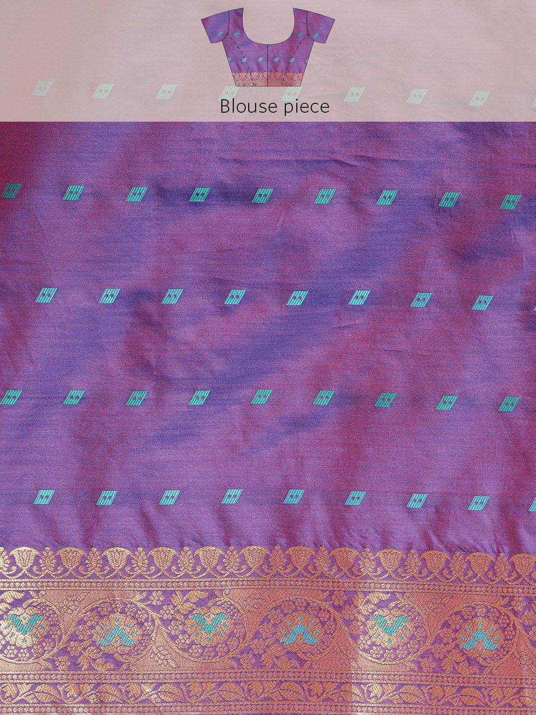 Purple Color Gorgeous Zari Border Silk Saree Perfect Blend of Tradition and Glamour