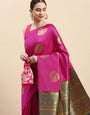 Pink Color Banarasi Silk Saree-Special Party wear collection