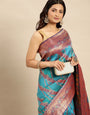 Purple Color Gorgeous Zari Border Silk Saree Perfect Blend of Tradition and Glamour