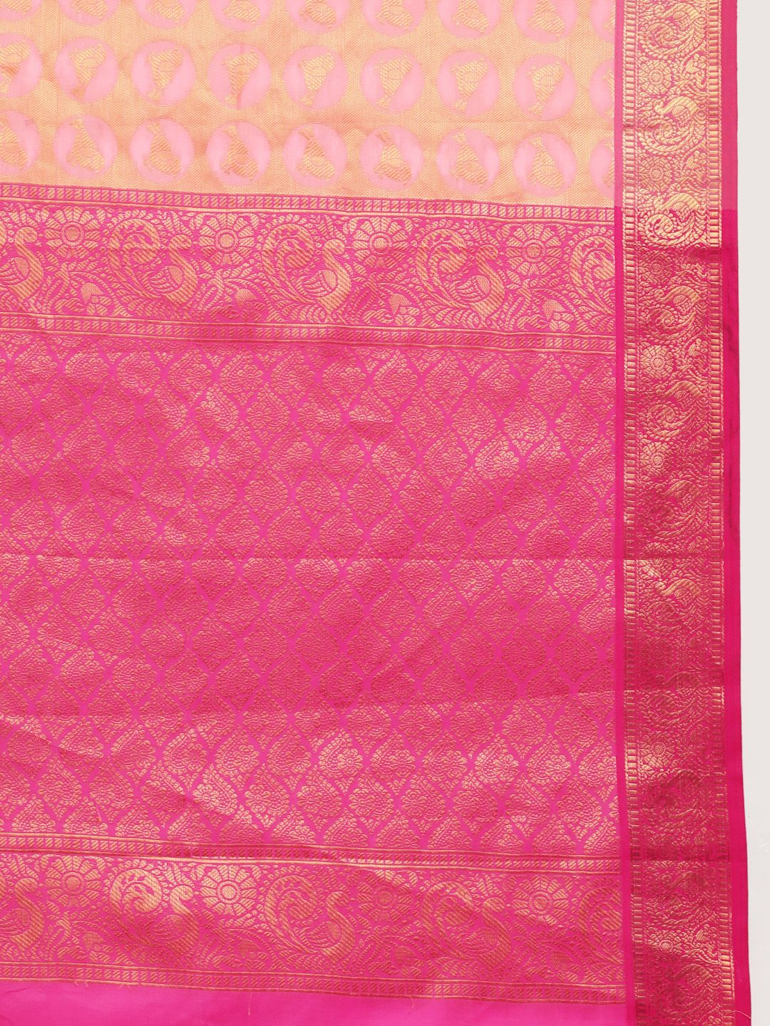 peach best kanchipuram pattu south indian saree for woman
