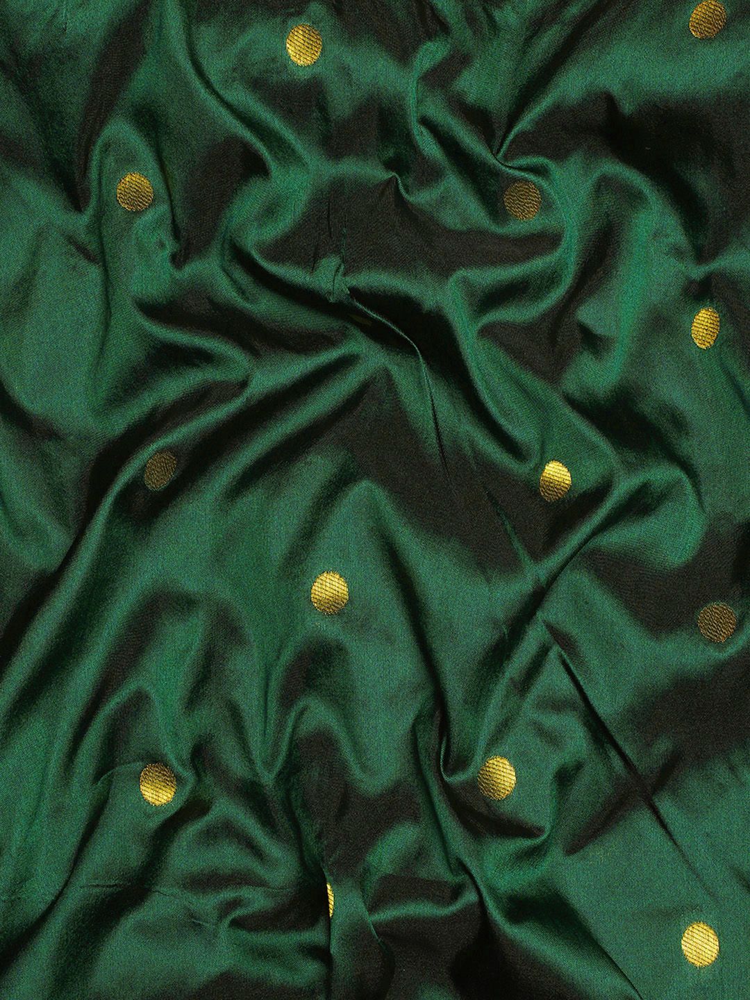 green color paithani saree with all over gardan pallu