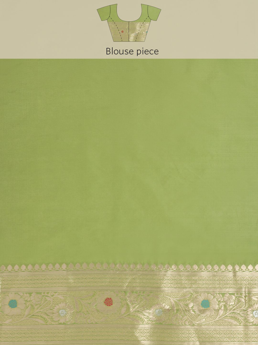 Pista Green Color Soft Silk Banarasi Saree Gorgeous Meenakari Design And Pallu