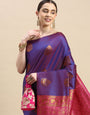 Purple Traditional Banarasi Silk Sarees