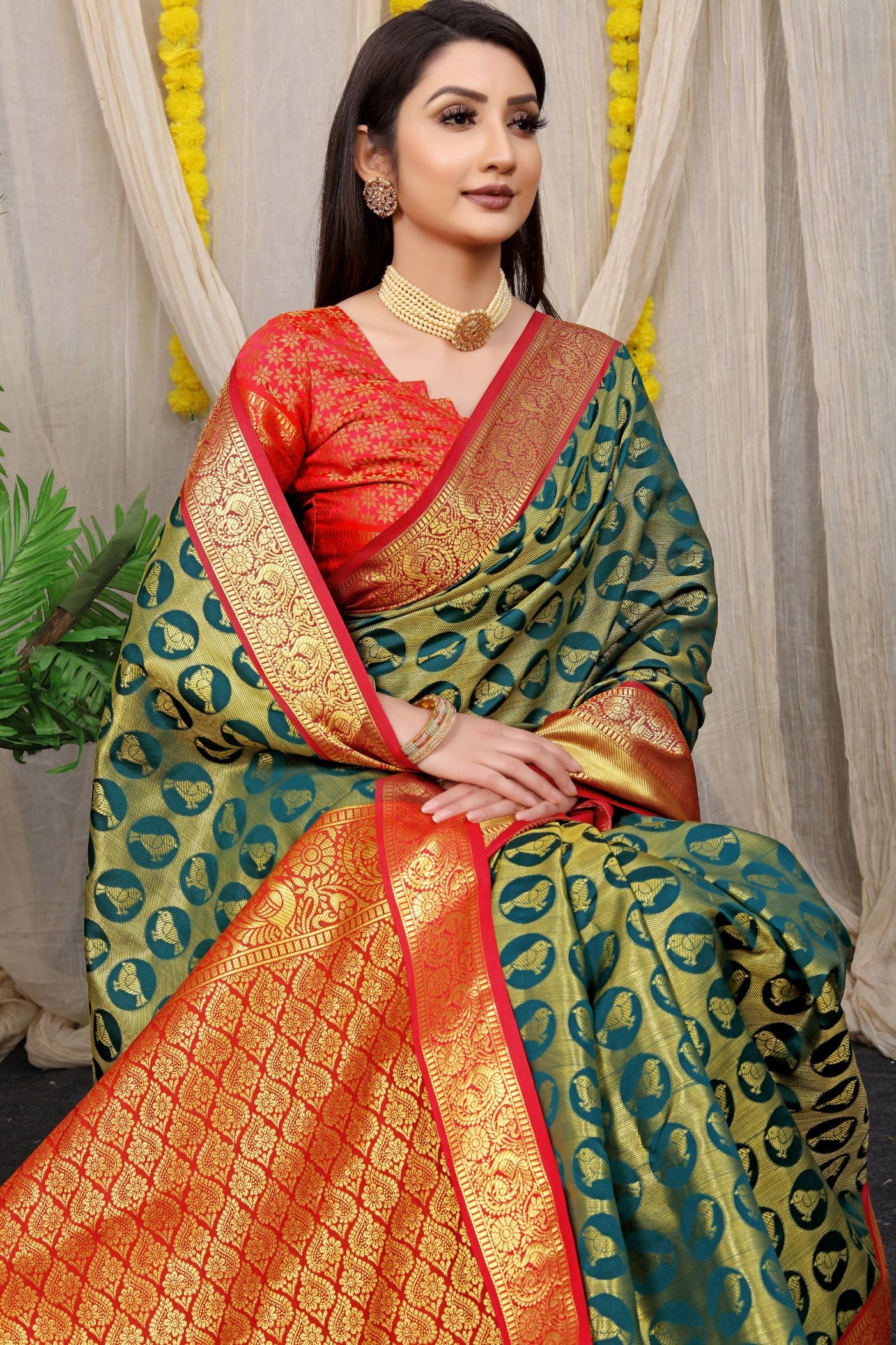 purple color Shop for Designer South Indian Saree Online – Amirat