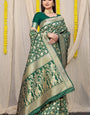 green color Exclusive Wedding Patola Collection heavy look