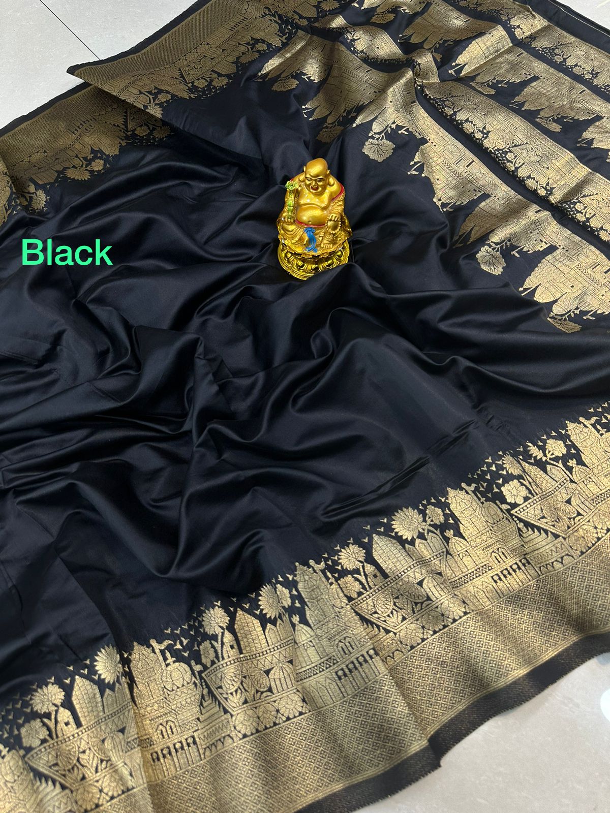 Black Toned Designer Kanjivaram Silk Saree-Special Party Wear Collection