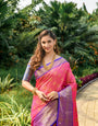 Pink Toned Heavy Look Kanchipuram Silk Saree-Special Wedding Collection