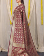 maroon color Exclusive Wedding Patola Collection heavy look