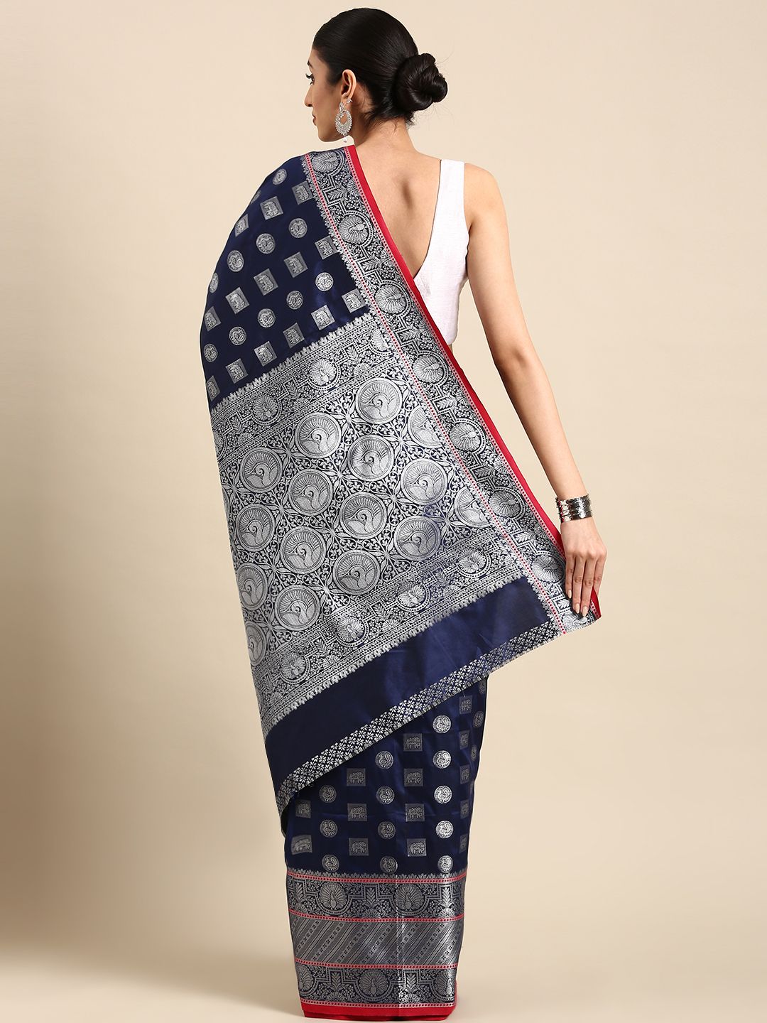 Navy Blue Affordable Sarees Online