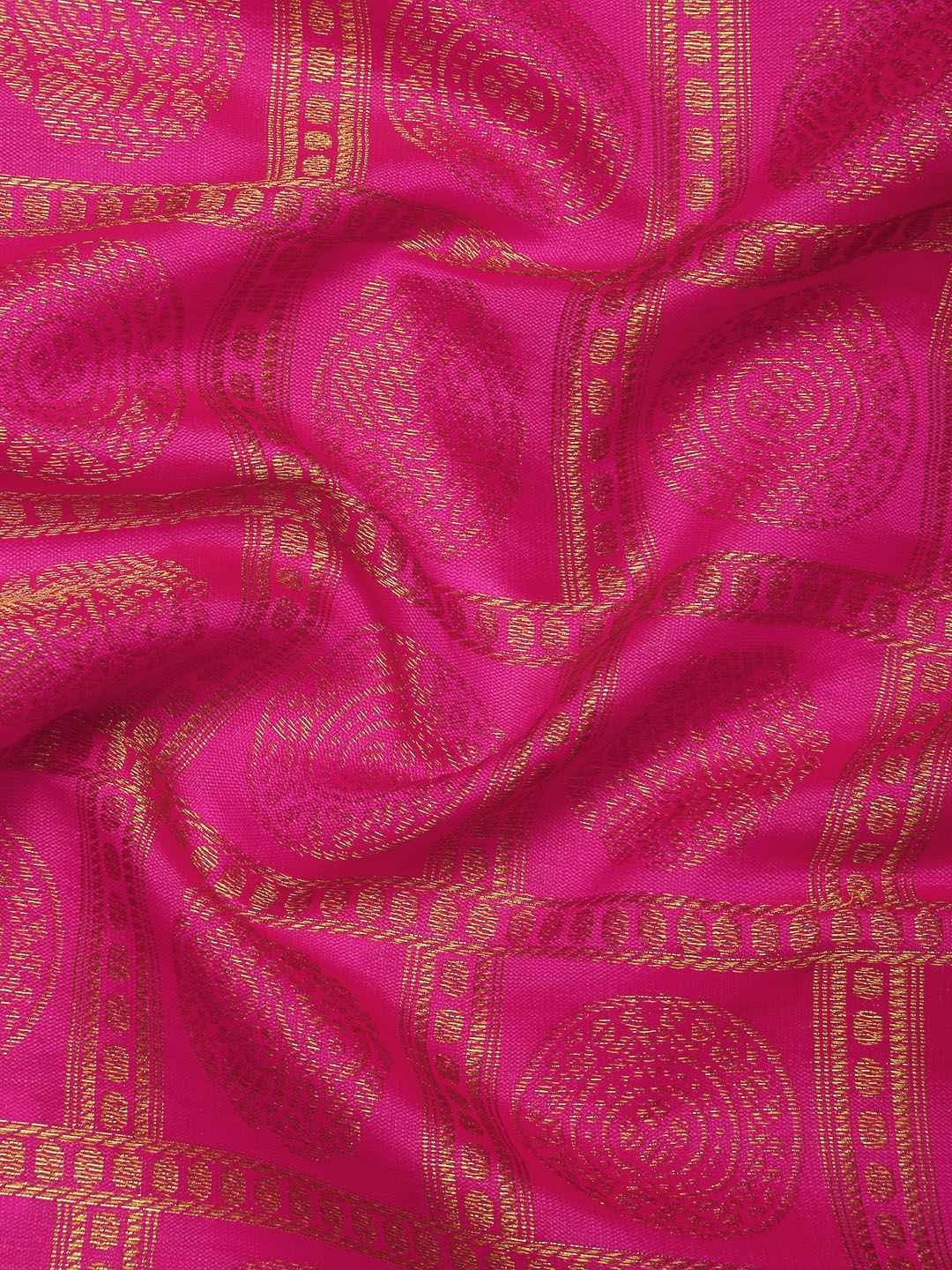Pink Color Ethnic Motifs Zari Pure Silk Kanchipuram Saree