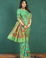 Pista Green Color Rich Pure Paithani Silk Sarees