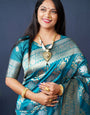 Rama Banarasi Leriya saree Classic Elegance for Every Occasion