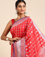 Red Pattu Kanchipuram Silk sarees for sale