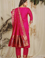 Pink Color Designer Paithani Silk suits dress material