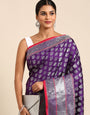 Purple Pattu Kanchipuram Silk sarees for sale